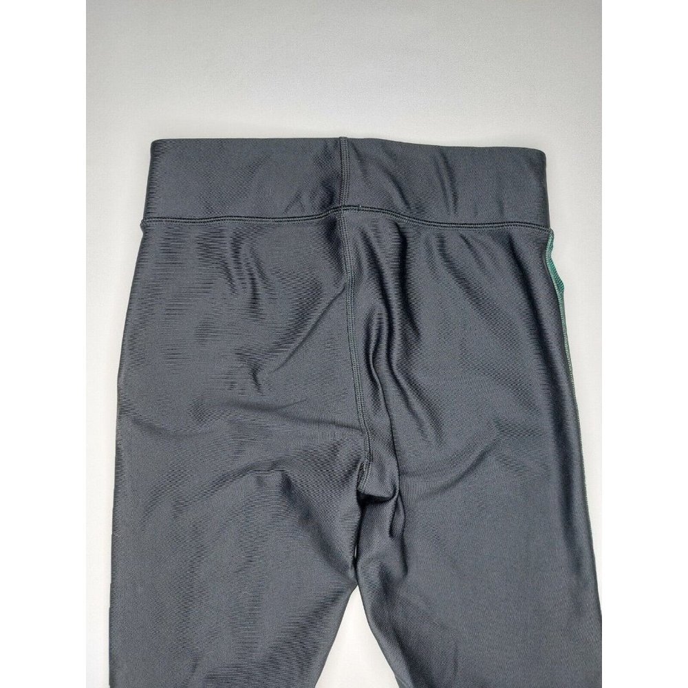 Under Armour Womens Small Heat Gear Black Compression Capri Leggings Black Green - Picture 9 of 11